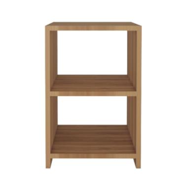 Imagem de Mesa de Cabeceira Mesinha Nicho Quarto Sala Decoração Pamela Camaleão (Nogal)