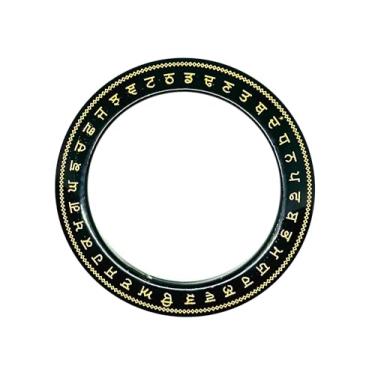 Imagem de Punjabi Gurmukhi Gravado Sarb Loh Sikh Kada Dupla Face Inspirado em Sant Jarnail Singh Bhindrawala com AK 47 Gravado Punjabi Kada Sikh Pulseira Edição Limitada, 7.00 Cm Inner Diamater, Ferro, Sem