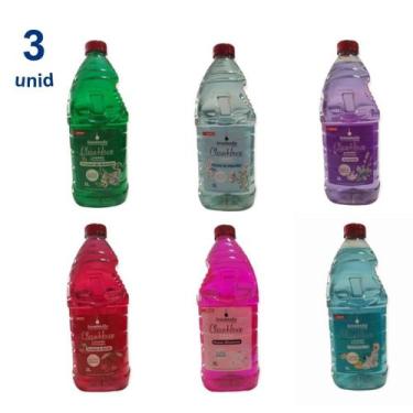 Imagem de 3 Limpador Multiuso Perfumado 2 Litros Aromas Marca Senalândia Desinfe