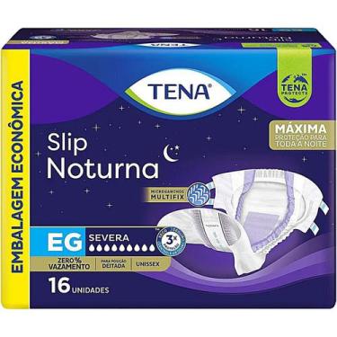 Imagem de Fralda Geriátrica Tena Slip Noturna - Tamanho EG - Com 16 unidades
