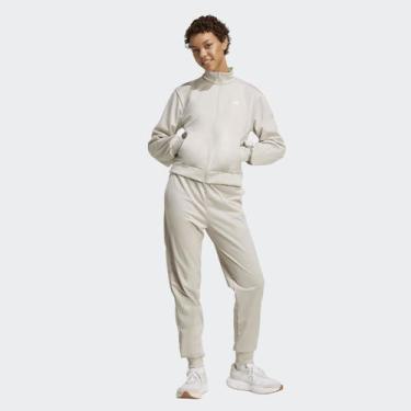 Imagem de Agasalho Adidas Feelcozy TS Feminino Bege, G