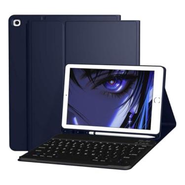 Imagem de Capa Com Teclado Para Samsung Tab S9 Plus / S9 Fe Plus 12.4