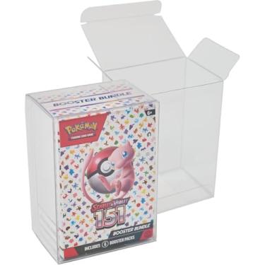 Imagem de Capa protetora para caixa booster 151 – resistente a UV e arranhões, tela empilhável ultra transparente de 0,50 mm de espessura (pacote com 5)