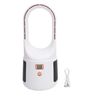 Imagem de YOUTHINK Fã de Mesa Sem Lâmina, Fluxo de Ar Turbo, 6 Velocidades de, Ventilador Silencioso Portátil para Casa e Escritório (Branco)