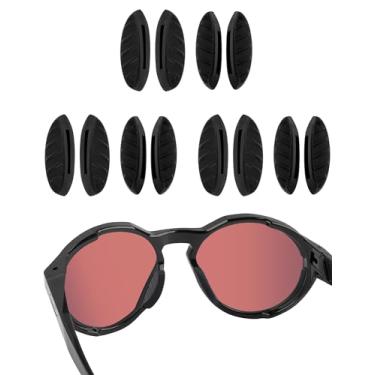 Imagem de Acefrog 3 pares de protetores de nariz atualizados para óculos de sol Oakley Clifden OO9440, Forager OO9421, Plazma OO9019, Plazma Asian Fit OO9019A, peça de reposição de nariz push-in, preto