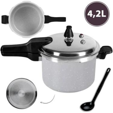 Imagem de Panela De Pressão Fogão De Inducão Cerâmica Life Pressure Antiaderente