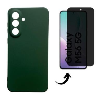 Imagem de Capa + Pel 3D Privativo Compatível Com Samsung Galaxy M56 5G - Db
