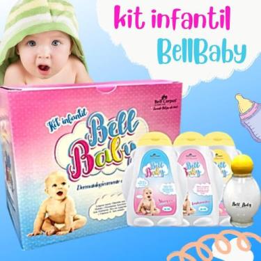 Imagem de Kit Infantil Bell Baby da Bell Corpus 4 Itens Shampoo Condicionador Hi