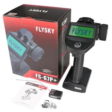 Imagem de Authticar Flysky FS-G7P+ Transmitter, 2.4GHz 10CH New Upgrades FS-G7P Transmitter with FS-R11P Receiver Combo, Upgraded Memory, Foam Wheel, Lightweight, Wide-View UI, Type-C & 300m+ Range
