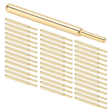 Imagem de 50 peças UB189-J sondas de teste de mola cabeça redonda 3, 2 mm de diâmetro pino pogo ferramentas de teste pino de PCB