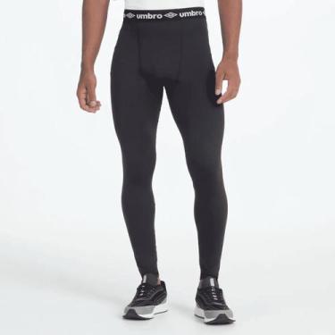 Imagem de Calça Térmica Umbro Ligth Masculina, Preto, M, Masculino