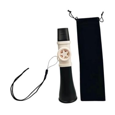 Imagem de MERIGLARE Kazoo para adultos, Flauta Kazoo profissional fácil de aprender, Instrumentos musicais para violão, ukulele, violino, piano, Meio Branco