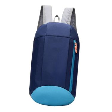 Imagem de YIJU Mochila de viagem à prova d'água para viagem, essencial para caminhadas, mochila para caminhadas curtas, Azul Profundo