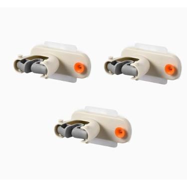 Imagem de Kit 3 Suportes para Vassouras e Rodos, Instalação Sem Furos, Adesivo Resistente à Água