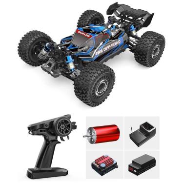 Imagem de Carrinho de Controle Remoto Escala 1:16 com Bateria, Atinge 62 km/h, MJX Hyper GO 16207, TesPower, Azul