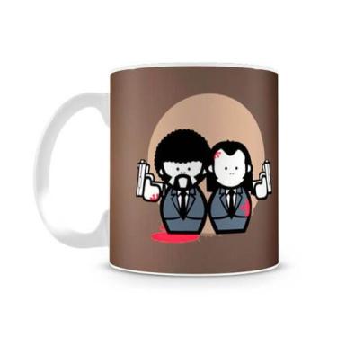 Imagem de Caneca Pulp Fiction Vicent Jules Desnho (ATG1118) - Geek Premiere