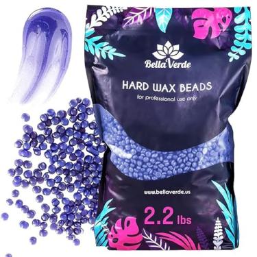 Imagem de Bella Verde Wax Beans 1 kg – Contas de cera dura para depilação – Kit multiuso de depilação doméstica para homens e mulheres