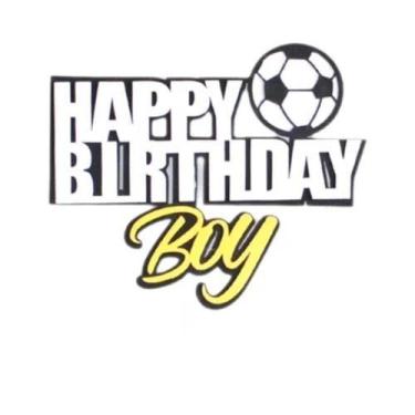 Imagem de Topper De Cupcake Para Menino De Futebol, Boneca De Jogador De Campo D