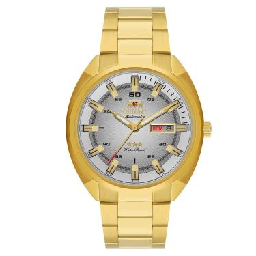 Imagem de Relógio ORIENT masculino automático dourado NH3GG006 S1KX