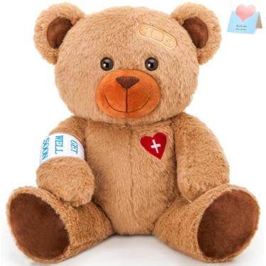 Imagem de Bicho de pelúcia Houwsbaby Get Well Soon Teddy Bear 12cm