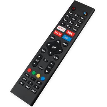 Imagem de Controle remoto de substituição de voz 8142026670099K adequado para Sceptre Smart Android TV A515CV-UMC A322BV-SRC A550CV-UMC A328BV-SRC A650CV-UMC A518CV-UMC A558CV-UMC A515CVUMC C A322 BVSRC