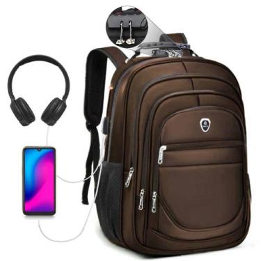 Imagem de Mochila Grande Escolar Masculina Feminina Bolsa Notebook - M3M, G, Mar