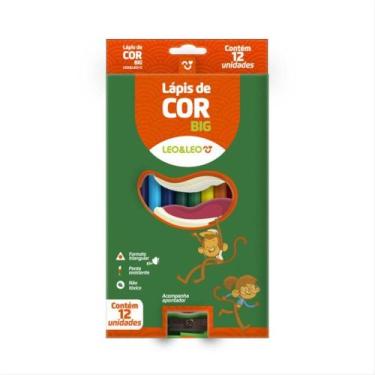 Imagem de Lapis de COR Jumbo Leo e Leo 12 Cores Triangular - Leonora