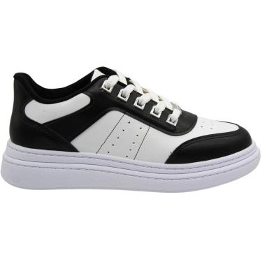 Imagem de Tênis Casual Moleca Atacadores Metalizados Acolchoado Feminino