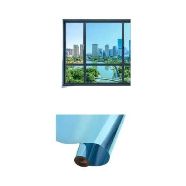 Imagem de Película De Vidro Isolante Espelhada Unidirecional Para Proteção Solar