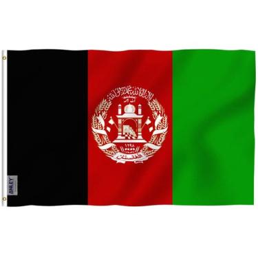 Imagem de Bandeira Anley Fly Breeze Afghanistan 90x150cm Poliéster