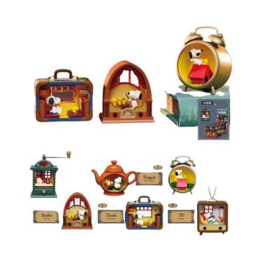 Imagem de Miniaturas Antigas Snoopy Diorama Modelos Brinquedos De Doces Ornament