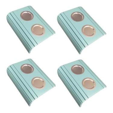 Imagem de Kit 04 Esteira Laqueada Sofá Azul Bebe - M A SORPREZO