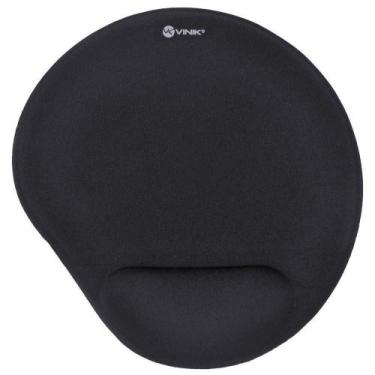 Imagem de Mouse Pad Com Apoio De Pulso Em Gel Mpg-10p Preto - VINIK