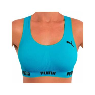 Imagem de Top Puma Sem Costura Nadador Feminino Alta Sustentação Academia Fitness 27070-Feminino