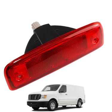 Imagem de YzusGomumu Lâmpada de parada de montagem alta da terceira luz de freio central traseira compatível com Nissan NV1500 NV2500 NV3500 NV3500 2012-2021 substitui 923-153 265901PA0A