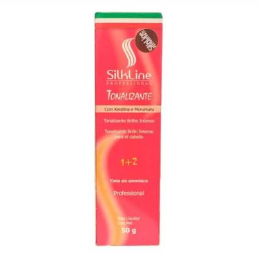 Imagem de Tonalizante Brilho Intenso Preto Natural 1.0 Silkline 50G - Silk Line