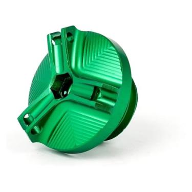 Imagem de Tampa de óleo do motor compatível com Z900 Z800 Z650 Z1000 Z1000SX 2022 motocicleta CNC M20*2,5 acessórios de tampa de parafuso de enchimento de óleo (verde)