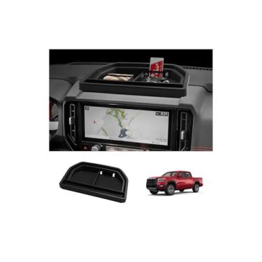 Imagem de LUWU Para 2025 Frontier Dashboard Storage Tray 2025 Frontier S/SV/Pro-X/Pro-4X/SL 12,3 polegadas atrás da tela organizadora console central Display Box Dash Tray Frontier 2025 (apenas para tela de