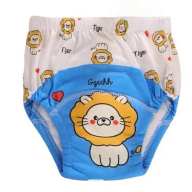 Imagem de Cueca de Treinamento Desfralde Infantil Bebê (MENINO 1 CUECA - LEÃO, Pequeno)