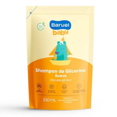 Imagem de Shampoo de Glicerina Infantil Baruel Baby Suave Refil 210ml