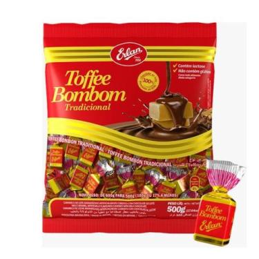Imagem de Bala Toffee Bombom Tradicional 500g - Erlan