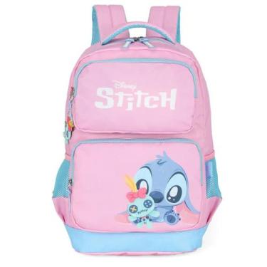Imagem de Mochila Escolar Feminina Menina Bolsa De Costas Lilo Stitch - Luxcel, 
