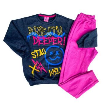 Imagem de Conjunto de moletom peluciado - ., Cor única, Tam 12 anos 