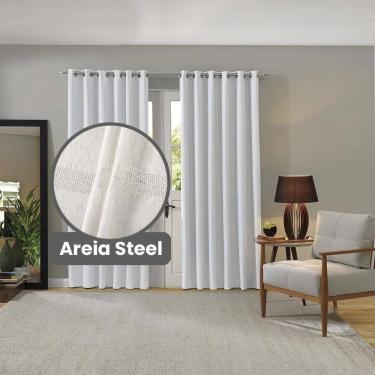 Imagem de Cortina Duplex Monte Carlo 4,2 X 2,5 - Bella Janela Linho