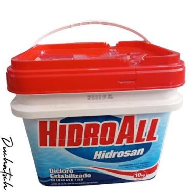 Imagem de Cloro Granulado Hidrosan Plus 10KG - Dicloro Estabilizado 40% - Hidroa