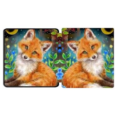 Imagem de Yzlvigrous Capa para Kindle Oasis 9/10ª Geração 2017/2019, Tampa de Casca Traseira TPU de 7 Polegadas com Recurso de Vigília do Sono Automático, Modelo: CW24WI/S8IN4O