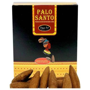 Imagem de Cones de incenso Satyug Soul Palo Santo Waterfall + Burner - Lightbek 