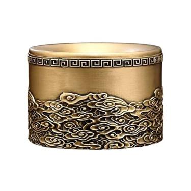 Imagem de Cinzeiro de ervas daninhas cinzeiro de cobre retro personalidade sala de estar cinzeiro de escritório cinzeiro de cigarros para casa cinzeiros para cigarros (A)