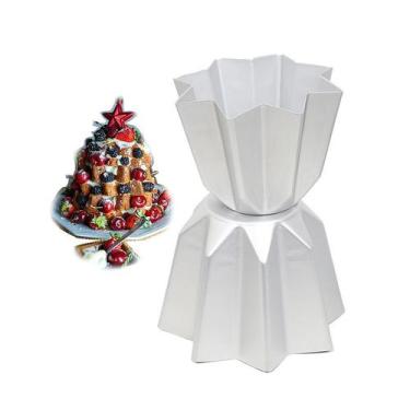 Imagem de Forma Pandoro Italiana para Panetone Alum.15x9x19,2cm Doupan