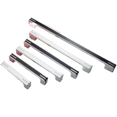 Imagem de Puxadores e maçanetas de porta de armário liga de zinco armário de cozinha armário gaveta puxa ferragens 2 peças (branco 160 mm)